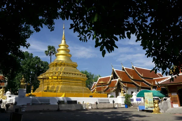 Chiang Mai Thailand Σεπτεμβριου 2022 Wat Phra Ότι Sri Jomthong — Φωτογραφία Αρχείου