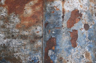 Arkaplan için Rusty Çinko metali.