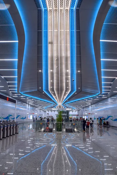 Guangzhou China Oct 1St 2021 Guangzhou Metro Line Línea Una — Foto de Stock