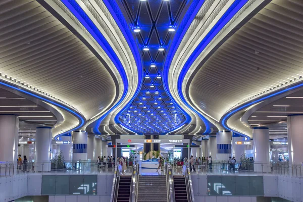 Гуанчжоу Китай Oct 1St 2021 Guangzhou Metro Line Лінія Експрес Стокове Фото