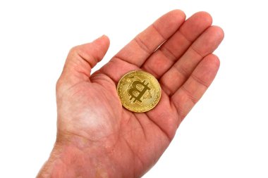 Bitcoin bir insanın avucunun içinde..