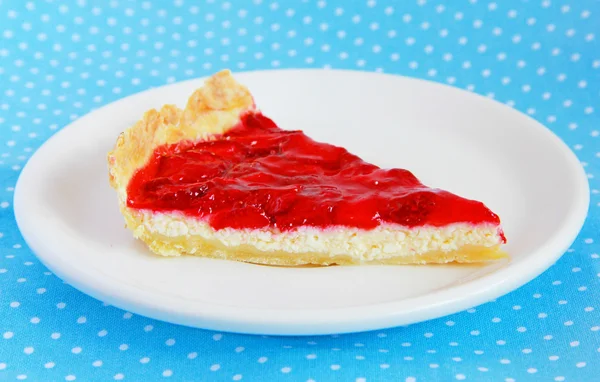 Torta de morango com queijo cottage — Fotografia de Stock