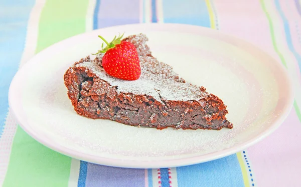 Chocolate truffle cake — Stock Photo, Image