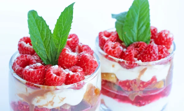 Lampone Trifle — Foto Stock