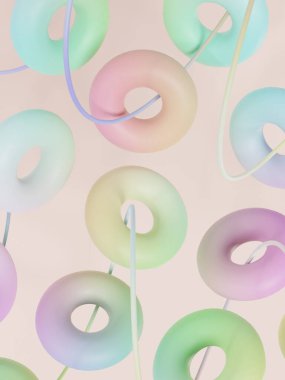 Broşür, Grafikler veya Sunum Kapağı için 3B Renkli Dinamik Resimlendirme ResimleriName.