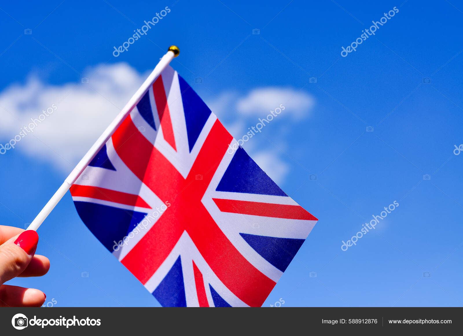 英国国旗的近景复制空间 图库照片 C Dobrovolskayaemail Gmail Com