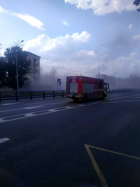 Fuego Los Bomberos — Foto de Stock