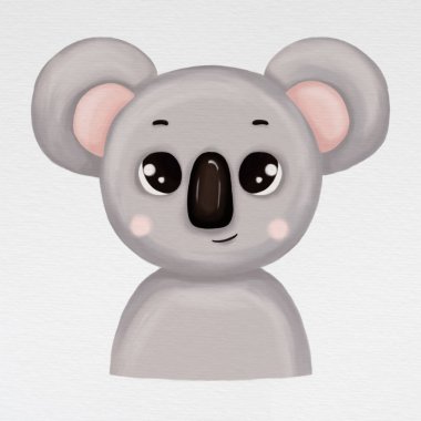 Tatlı çizgi film ayıcığı.