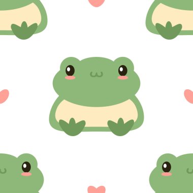 Green cute frog hand draw vector illustration. Smiling siting childish toad. Cartoon style vector Green cute frog hand draw vector illustration. Smiling siting childish toad. Cartoon style vector