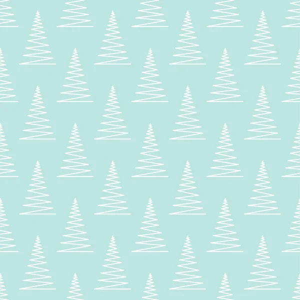 Бесшовный узор с геометрическими елками. Собрание зимних праздников. Счастливого Рождества и Нового года! Современные обои. Векторная иллюстрация. — стоковый вектор