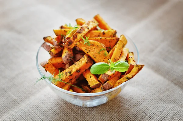 Gebakken zoete aardappel — Stockfoto