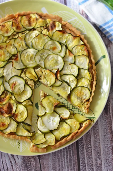 Courgette taart — Stockfoto