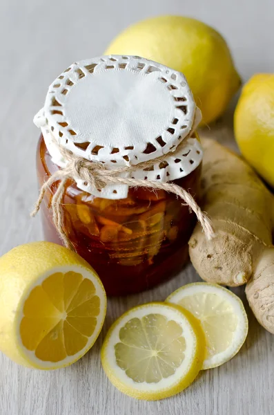 Ingwer Zitronenmarmelade — Stockfoto