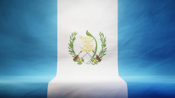 Studio Backdrop Draped Flag Guatemala Presentation Product Display Rendering — Stock Photo, Image