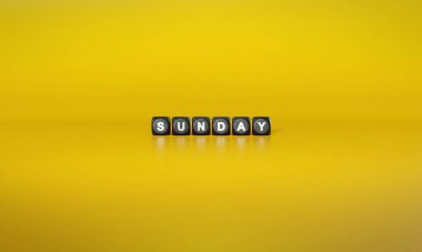 Kelime Pazarı beyaz metinlerle yazılıyor. Koyu tahta bloklarda, düz sarı arka planda.