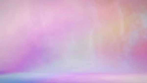 Abstract studio backdrop with painterly psychedelic colors