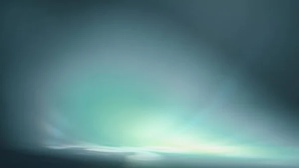 Beautiful abstract turquoise studio backdrop with ethereal light source. 3D rendering