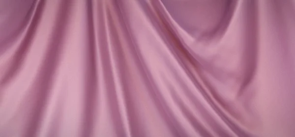 Hedvábně Růžové Tkaniny Luxusní Pozadí Vykreslování — Stock fotografie