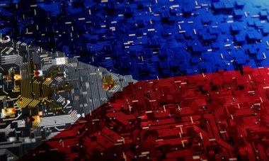 Filipinler 'in ulusal bayrağına sahip teknoloji geçmişi. 3B görüntüleme 