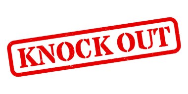 Kırmızı Kauçuk Damga Vektörünü Devir