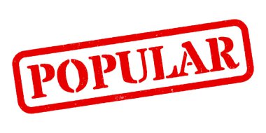 Popüler Kırmızı Lastik Damga Vektörü