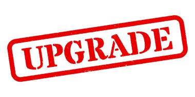 Kırmızı Lastik Damga Vektörünü Yükselt