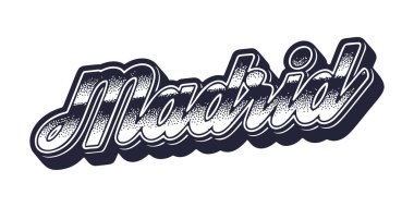 Madrid 'in eski üç boyutlu grafik tarzındaki adı