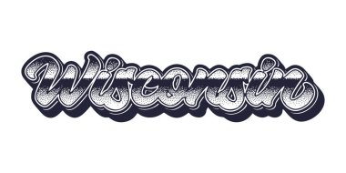 Wisconsin üç boyutlu grafik tarzında eski bir isim