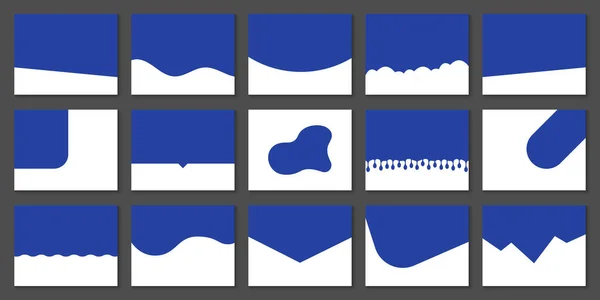 Web sitesi Pictogram Set için Modern Böcekler Şablonu. Eğri Çizgiler, Devirmeler, Soyut Tasarım Elementi Toplama, Alt Sayfa Web Sitesi. İzole Vektör İllüstrasyonu