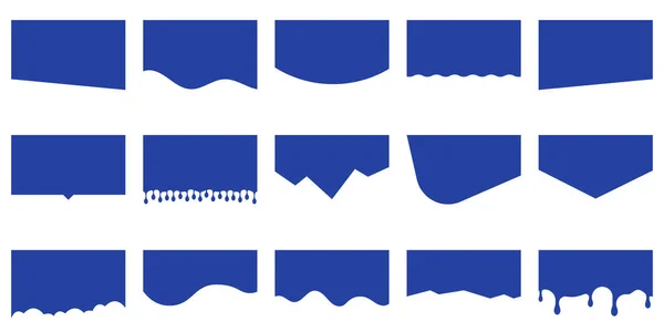 Eğri Çizgiler, Devirmeler, Soyut Tasarım Elementi Toplama, Alt Sayfa Web Sitesi. Web sitesi Pictogram Set için Modern Böcekler Şablonu. İzole Vektör İllüstrasyonu