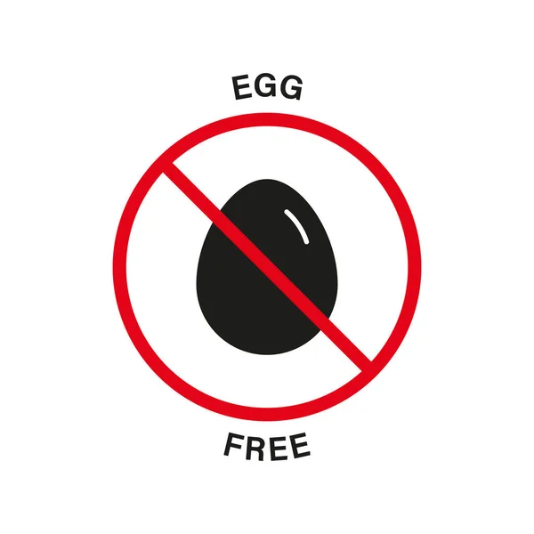 Egg Chicken Range Free Silhouette Black Icon Uova Nutrimento Red — Vettoriale Stock