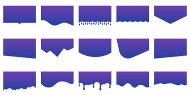 Web sitesi için Böceklerin Şekilleri. Eğri Çizgiler, Devirmeler, Soyut Tasarım Elementi Toplama, Alt Sayfa Web Sitesi. İzole Vektör İllüstrasyonu.