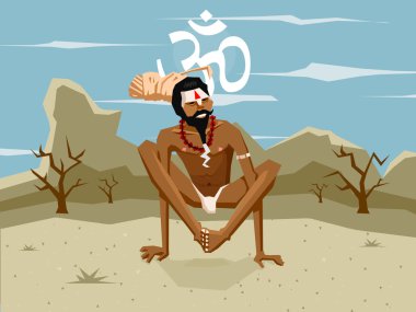 Yogi asana içinde