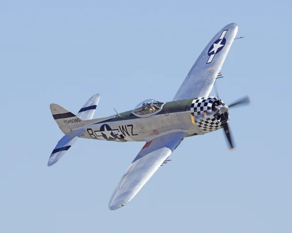 千野忠男航展的老式二战飞机。 — 图库照片