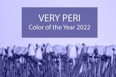 Çiçek renginde pankart 2022 Çok Peri ve metin