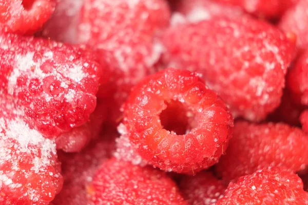 Raspberry Sugar Close Top View — Foto de Stock