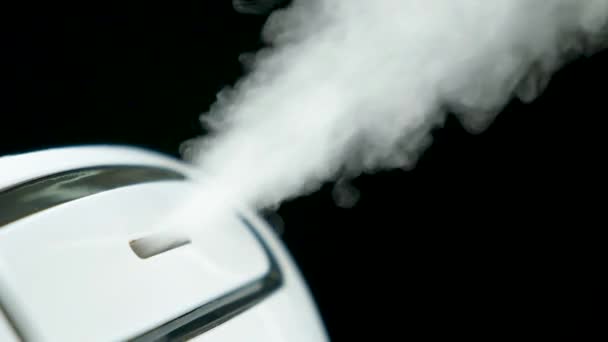 Humidificador Suministra Una Corriente Aire Vapor Húmedo Para Mejorar Microclima — Vídeo de stock