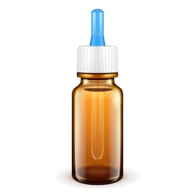 tıbbi cam kahverengi şişe tıp dropper, damlalıklı, pipet, Damlalık, göz damlası