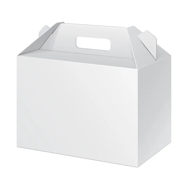 Kleines Karton-Tragepaket — Stockvektor