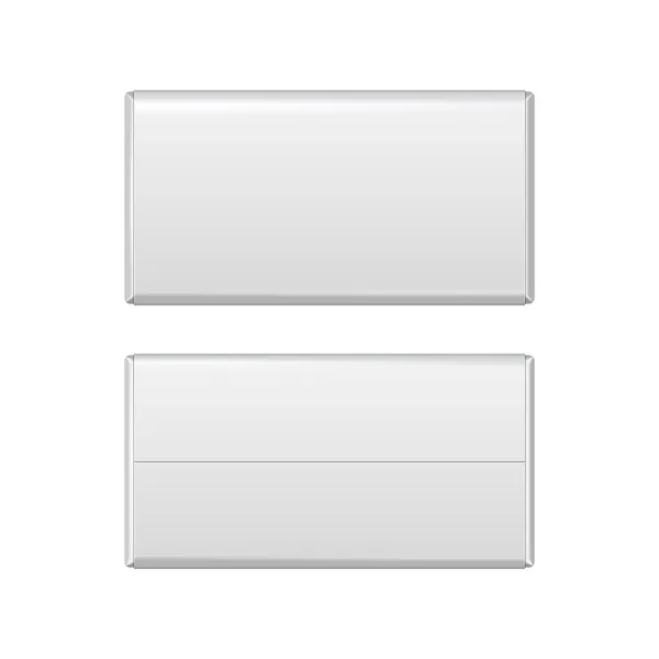 çukulata beyaz boş paket çikolata. illüstrasyon izole beyaz zemin üzerine