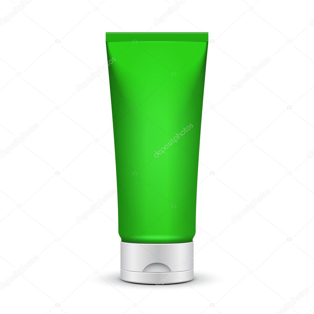 Tube Of Cream Or Gel Green Clean