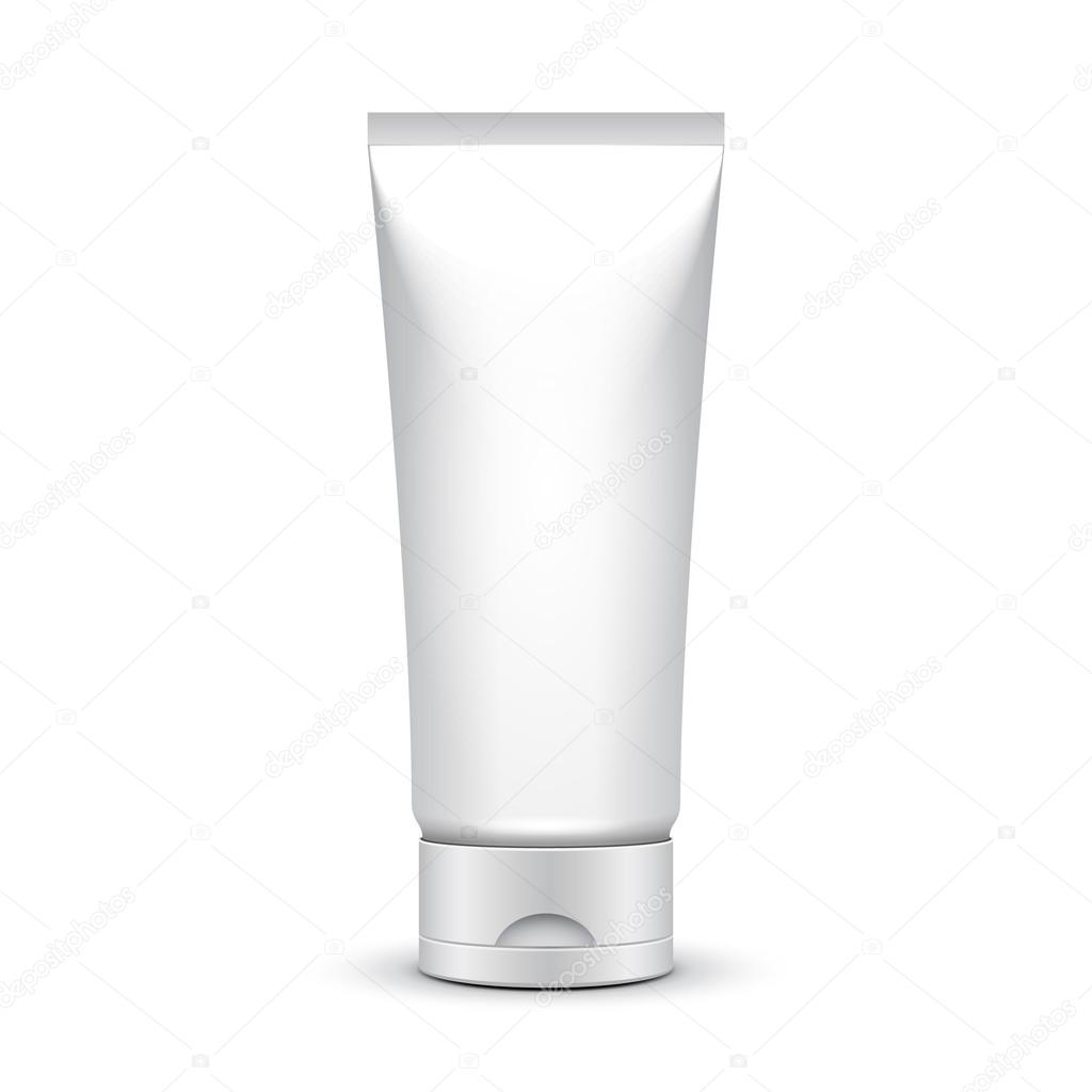 Download Tube Of Cream Or Gel Grayscale Silver White Clean Vector Image By C Mr Pack Vector Stock 48005199