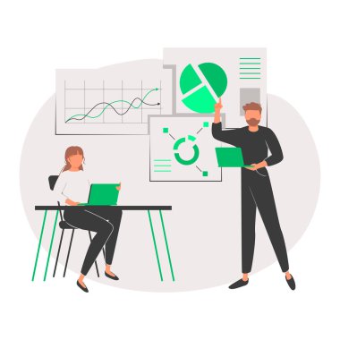 Şirket kültürü soyut konsept vektör çizimi. İş yeri kültürü, iletişim eksikliği, ırksal ayrımcılık, şirket takımı, vücut dili, zorbalık ve taciz soyut metafor.