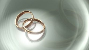 Evlilik yüzükleri.
