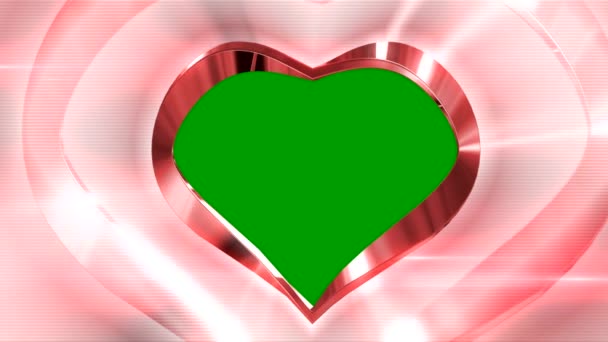Valentines harten achtergrond — Stockvideo