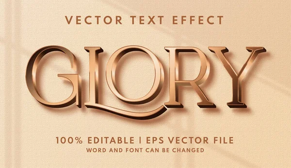 Glory zarif metin efekti biçimi