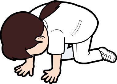 Illustration of a frustrated female nurse