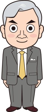 Üst düzey bir iş adamının resmi.