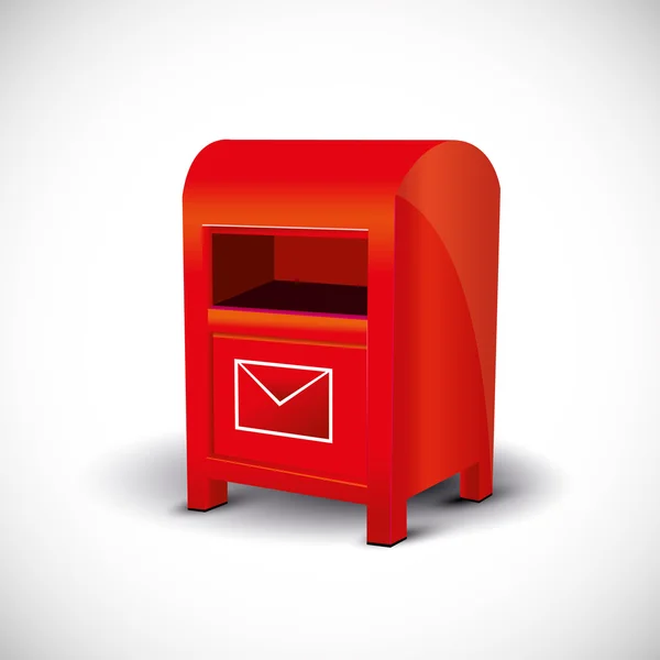 Vintage kırmızı posta kutusu