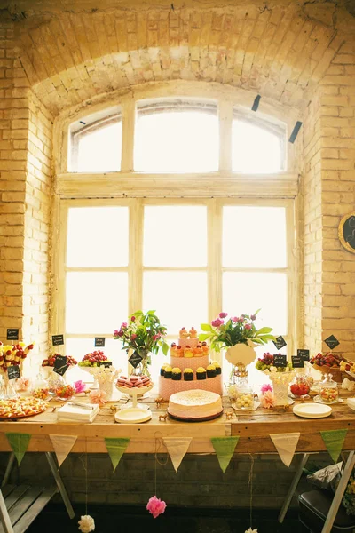 Banquete de dulces de boda — Foto de Stock